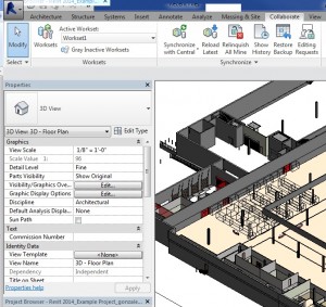 Sample Revit Screenshot from exam