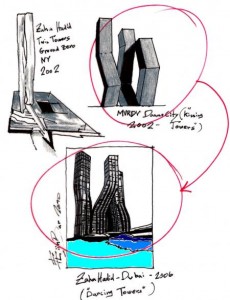 zaha hadid architect signature towers